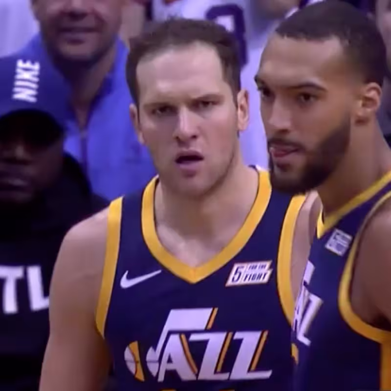 Bojan Bogdanovic sabe como aprovechar a Rudy Gobert