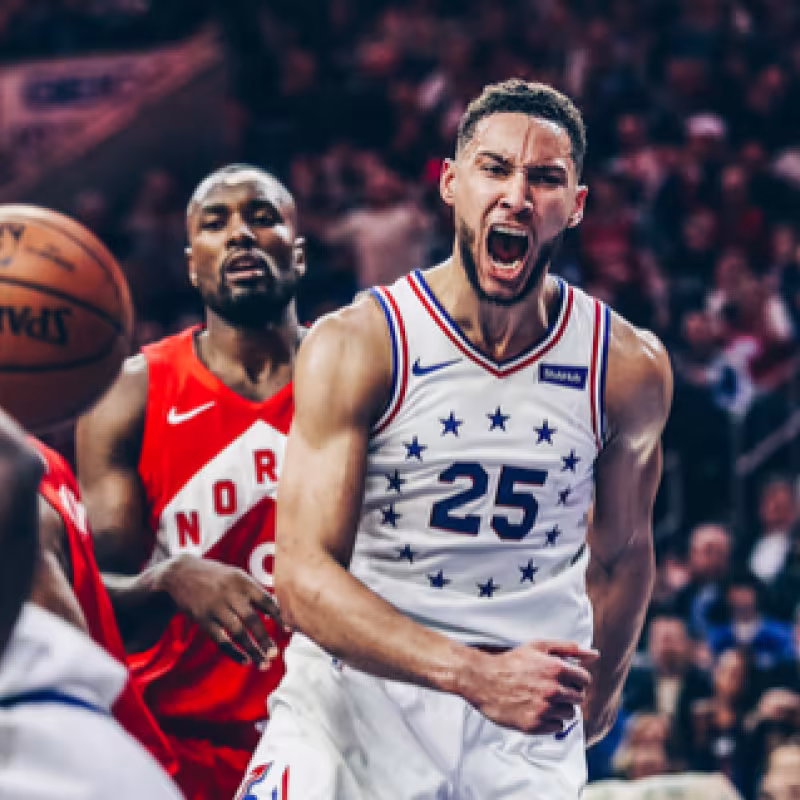 Ben Simmons jugó un gran partido.