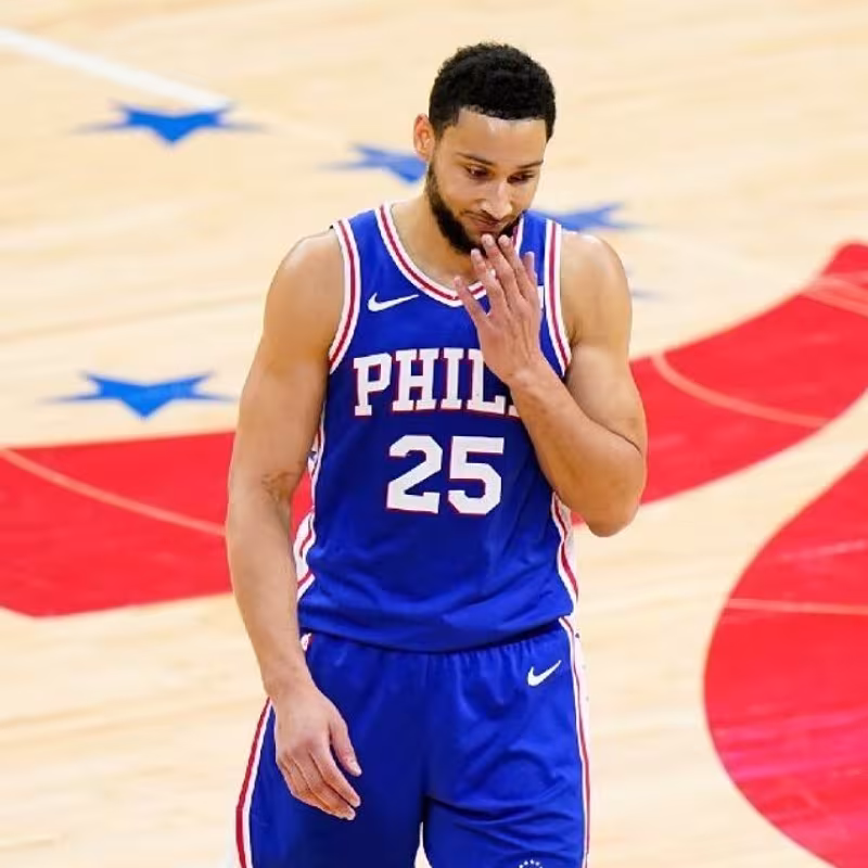 Ben Simmons, rebeldía y opciones fichar por Warriors. Foto: gettyimages