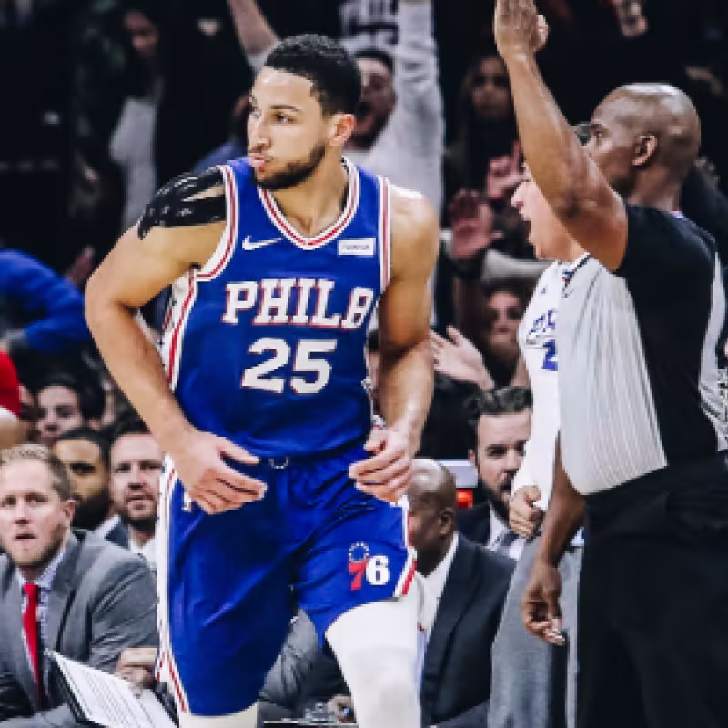 Ben Simmons, jugador de los Sixers.