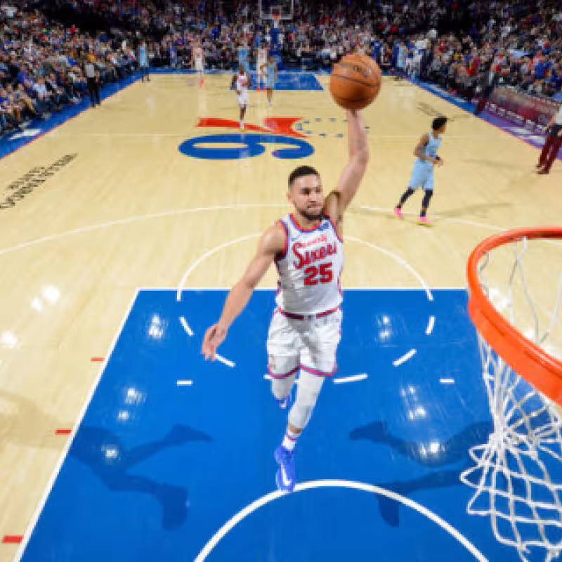 Ben Simmons, tendencia al triple-doble. Foto: gettyimages