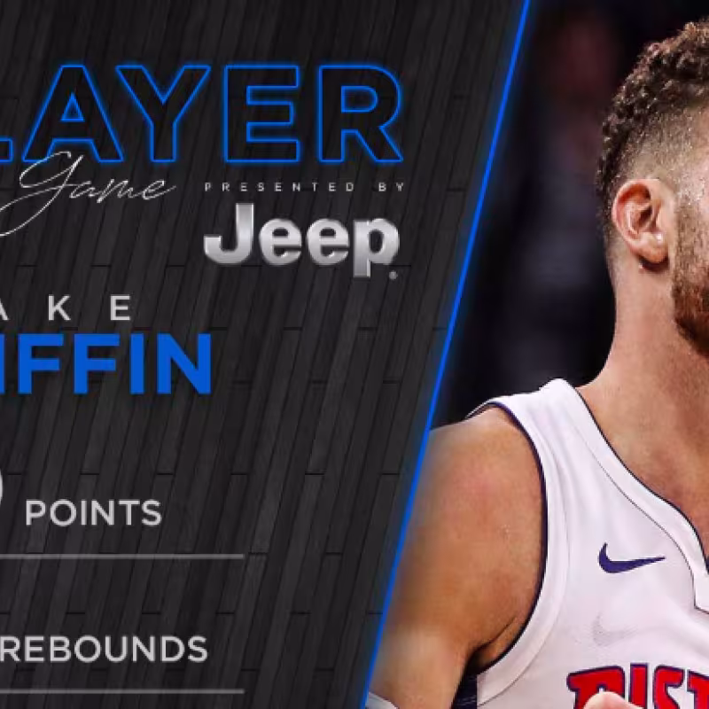 No te pierdas los 50 puntos de Blake Griffin ante los Sixers