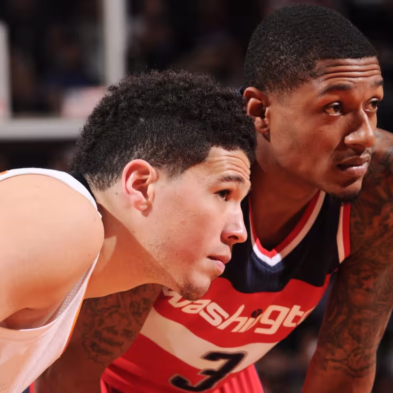 Bradley Beal y Devin Booker, los ausentes del All Star Game. 