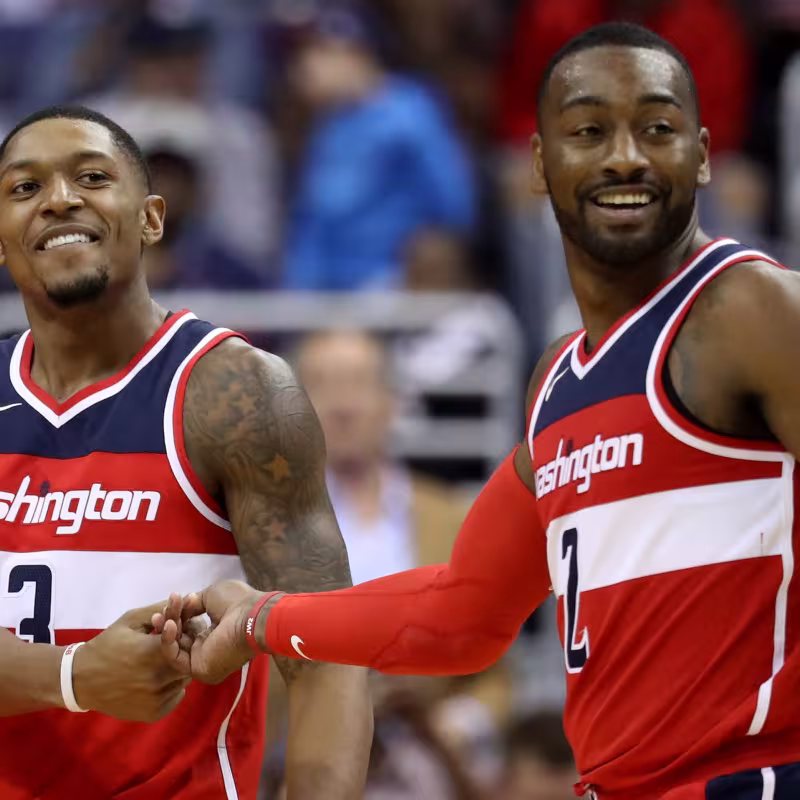 Bradley Beal y John Wall, ex compañeros en Washington Wizards.