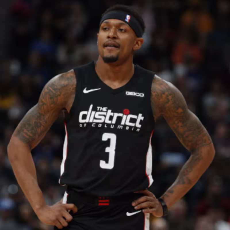 Bradley Beal, en un partido de la pasada temporada con los Wizards.