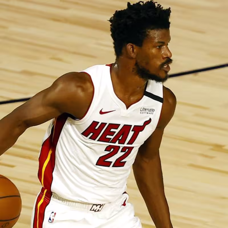Jimmy Butler en los playoffs de la NBA 2020.