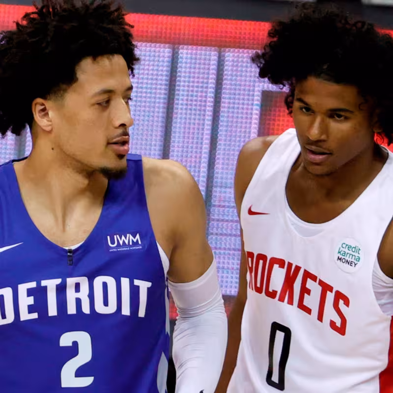 Cade Cunningham y Jalen Green, 1 y 2 del último draft. 