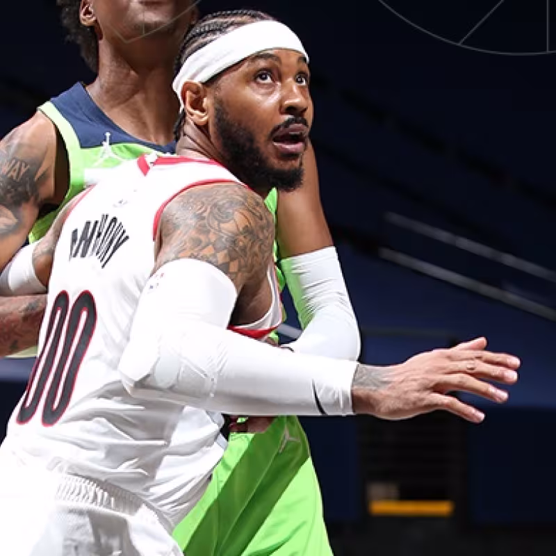 Carmelo Anthony, jugador de Portland Trail Blazers.