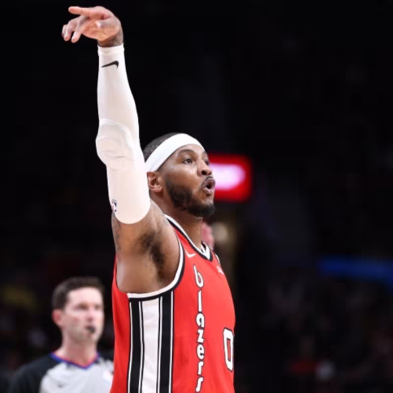 Carmelo Anthony, jugador de Portland Trail Blazers.