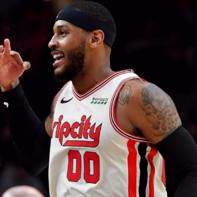 Carmelo Anthony, jugador de Portland Trail Blazers.