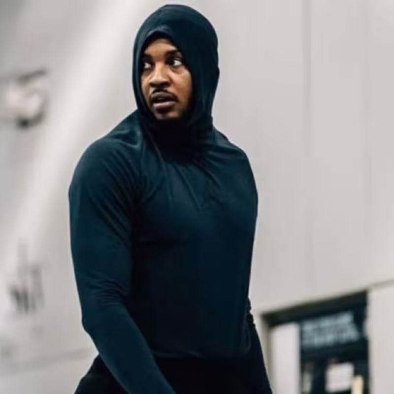 Carmelo Anthony se luce entrenando con jugadores NBA