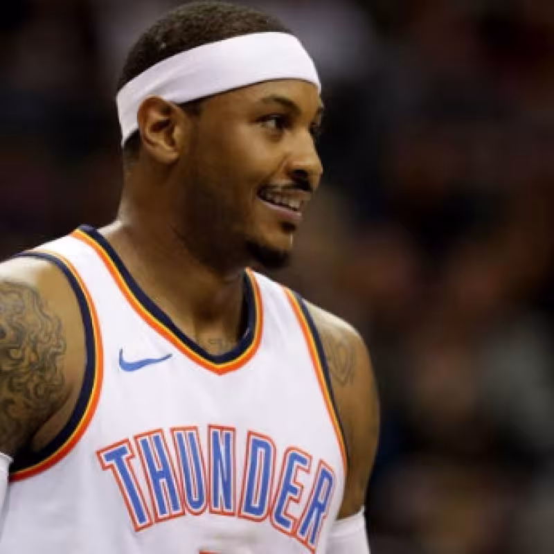 Carmelo Anthony, ex jugador de Oklahoma City Thunder. Foto: Streeter Lecka/Getty Images