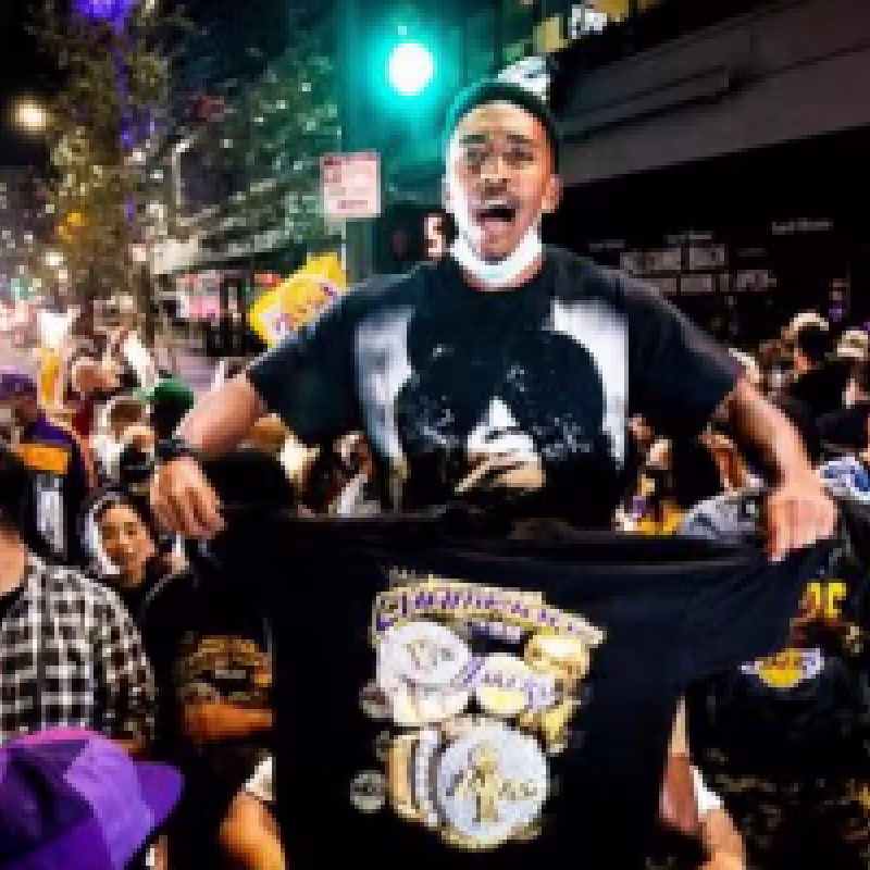 El anillo de los Lakers contribuyó al impacto de la pandemia en Los Angeles