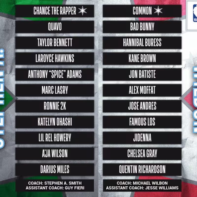 Bad Bunny, Quavo y un chef español, destacados del Celebrity Game