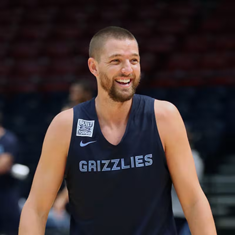 Chandler Parsons, con la camiseta de Memphis Grizzlies.