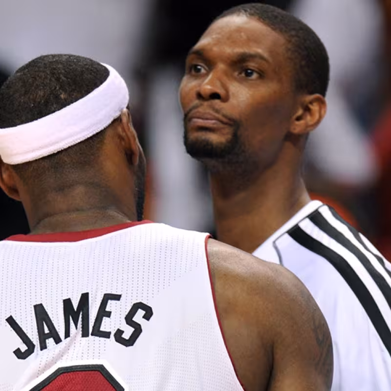 Chris Bosh, ex jugador de la NBA y de Miami Heat.