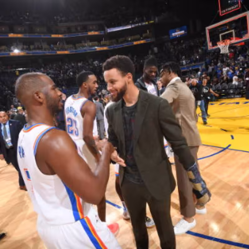 Los Warriors estuvieron a punto de traspasar a Curry y Thompson por Chris Paul