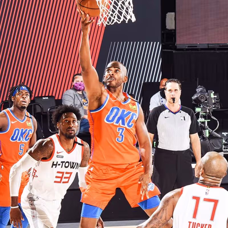 Chris Paul, jugador de Oklahoma City Thunder.