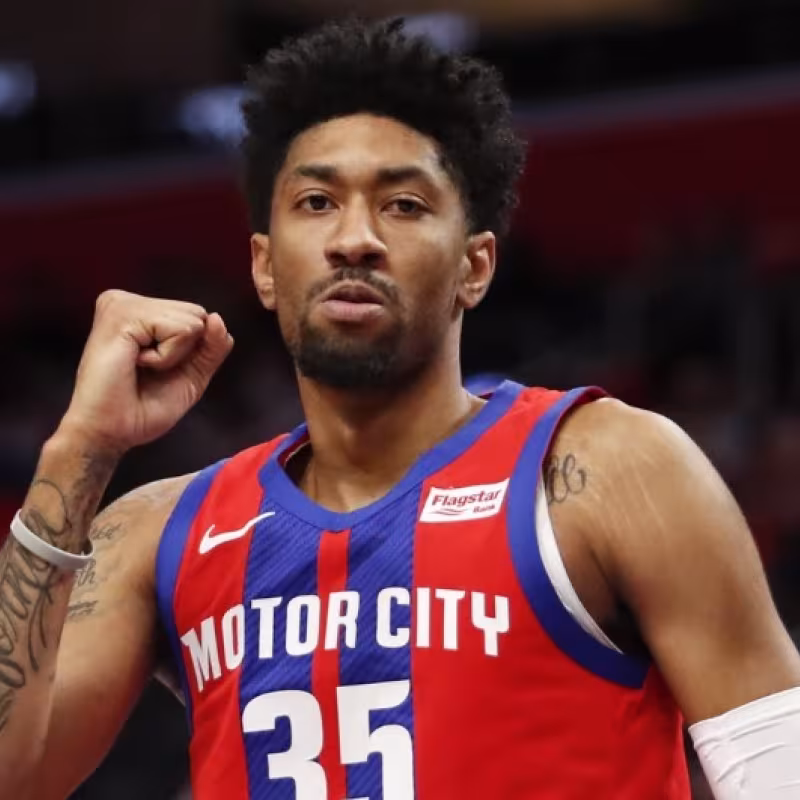 Christian Wood, jugador de Detroit Pistons.