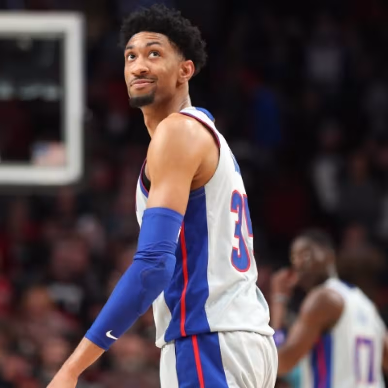Christian Wood, jugador de Detroit Pistons.