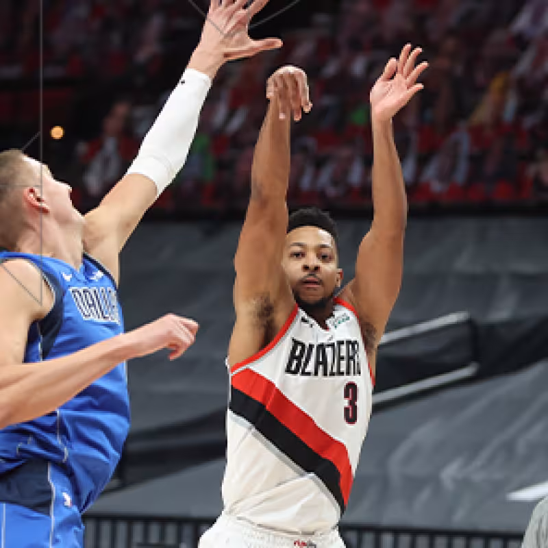 CJ McCollum, jugador de Portland Trail Blazers.