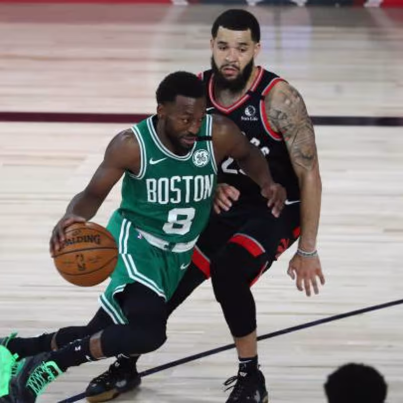 Kemba Walker y Fred VanVleet. Foto: gettyimages