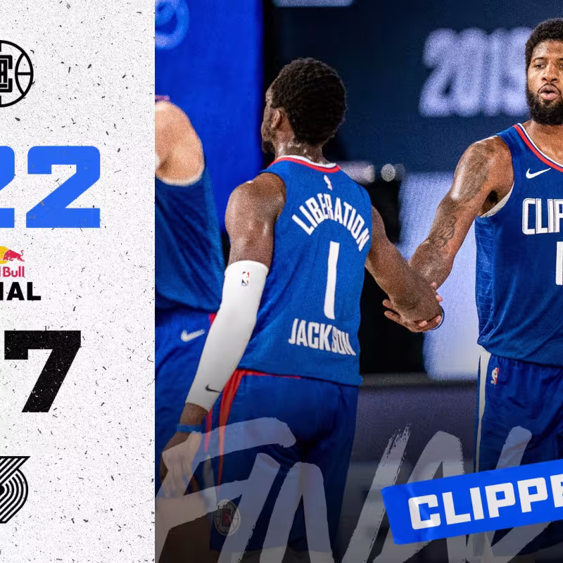 Los Clippers vencen a los Blazers en el partido con más polémica de la 'burbuja' de la NBA