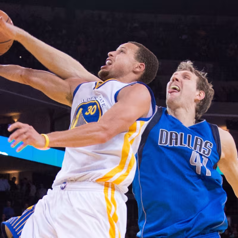 Curry y Nowitzki, invitados a participar en el concurso de triples del All-Star