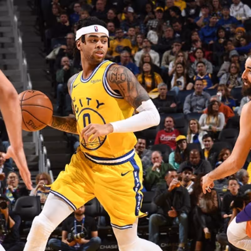 D'Angelo Russell, jugador de Golden State Warriors.