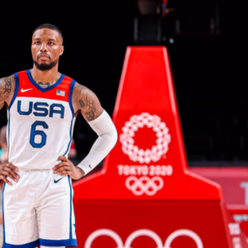 Damian Lillard, estrella del Team USA que acudirá a los Juegos de Tokio.