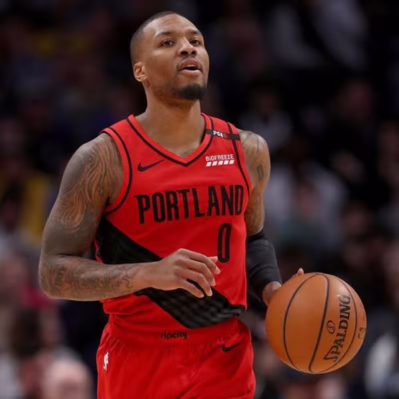 Damian Lillard, en un encuentro de esta temporada