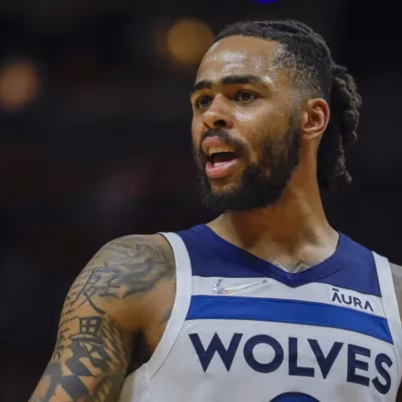 D'Angelo Russell, jugador de Minnesota Timberwolves.