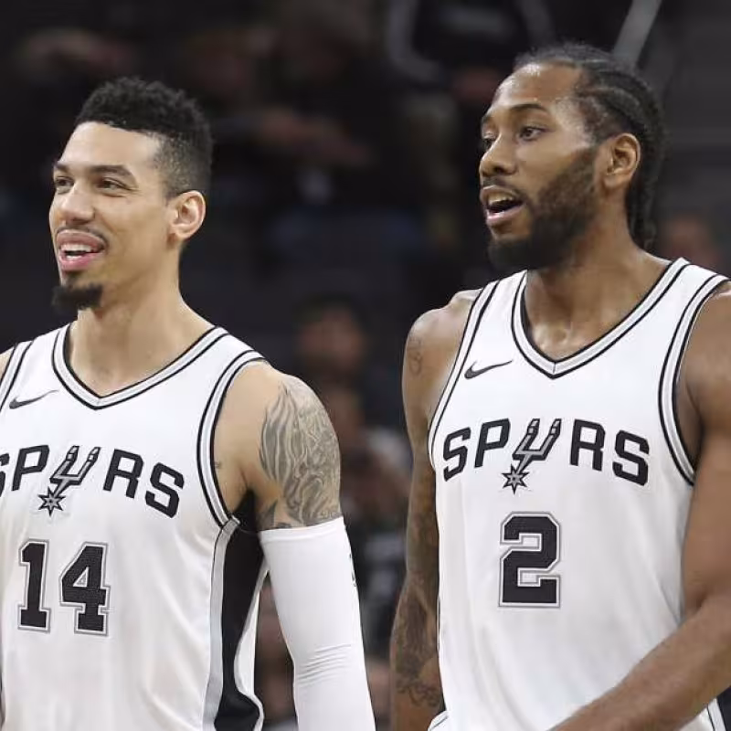 Danny Green y Kawhi Leonard, jugadores de Toronto