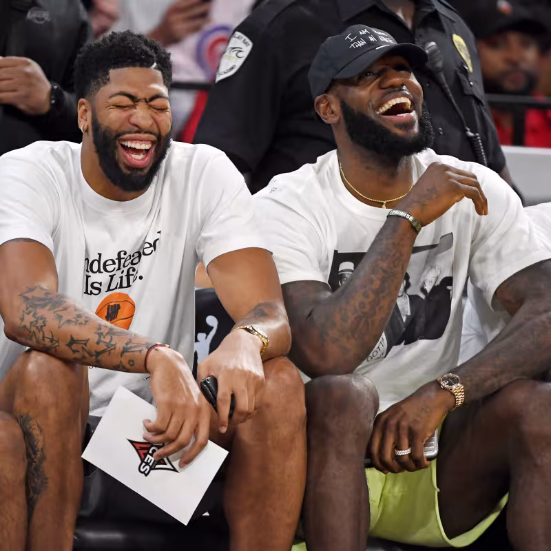 El cachondeo de Lakers con eliminación de Clippers. Foto: gettyimages