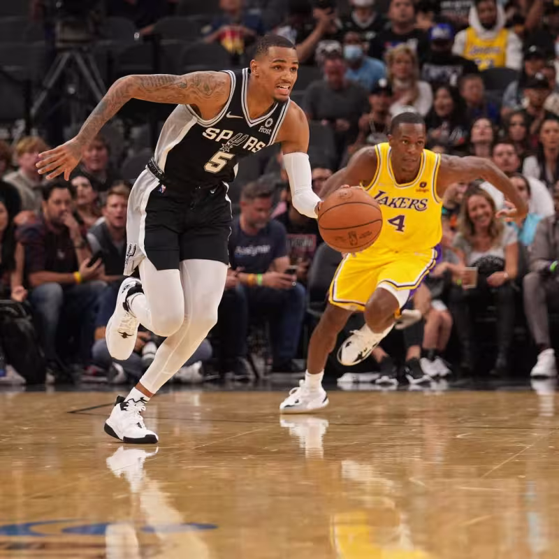 Dejounte Murray, posible All Star de San Antonio Spurs. Foto: gettyimages