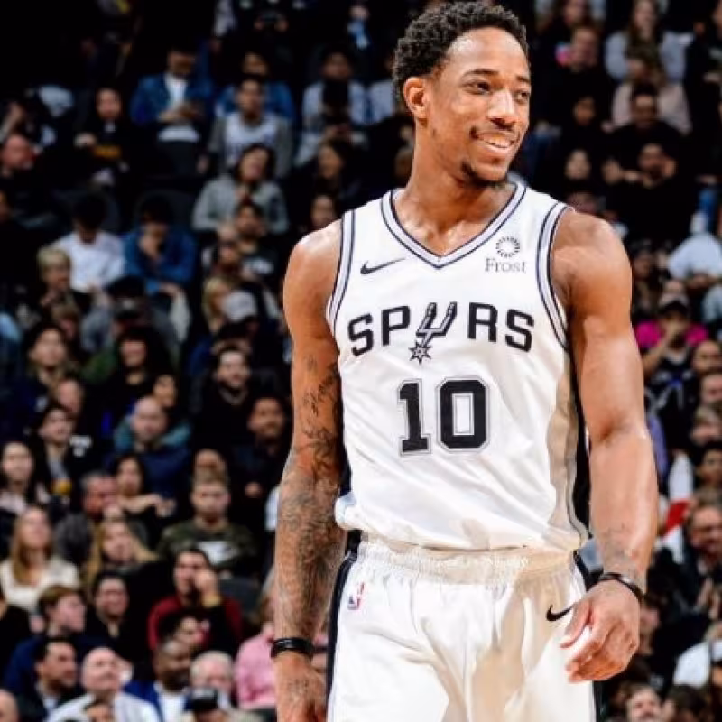 DeMar DeRozan, jugador de San Antonio Spurs.