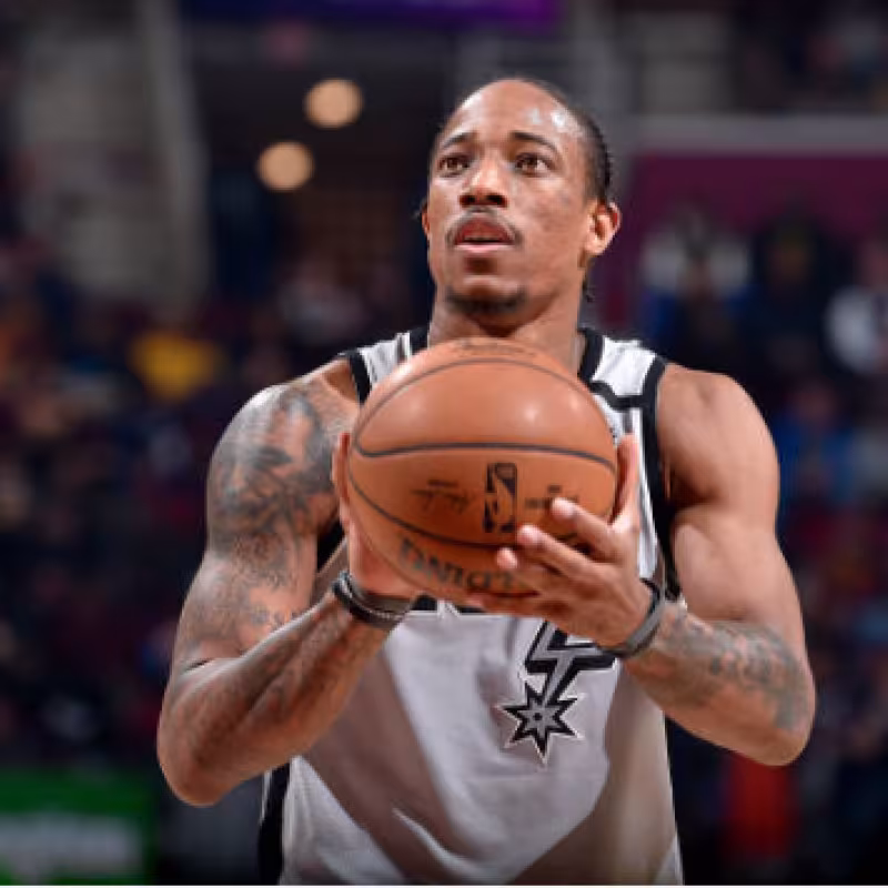 Demar DeRozan, agente libre Spurs. Foto: gettyimages