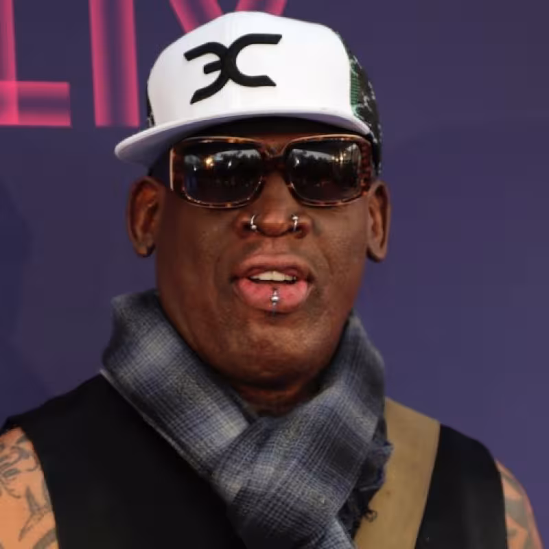 Dennis Rodman, exjugador de Chicago Bulls.