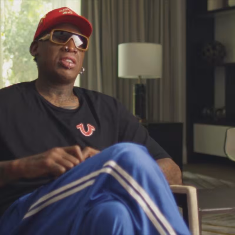 Dennis Rodman, en The Last Dance.