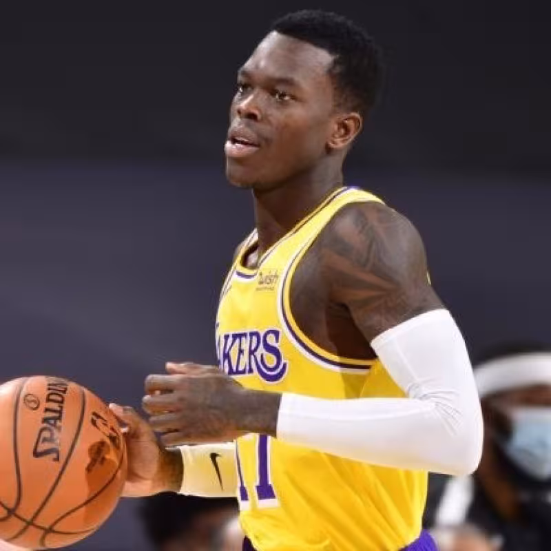 Dennis Schröder, jugador de Los Angeles Lakers.
