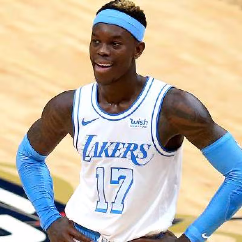 Dennis Schroder, jugador de Los Angeles Lakers.