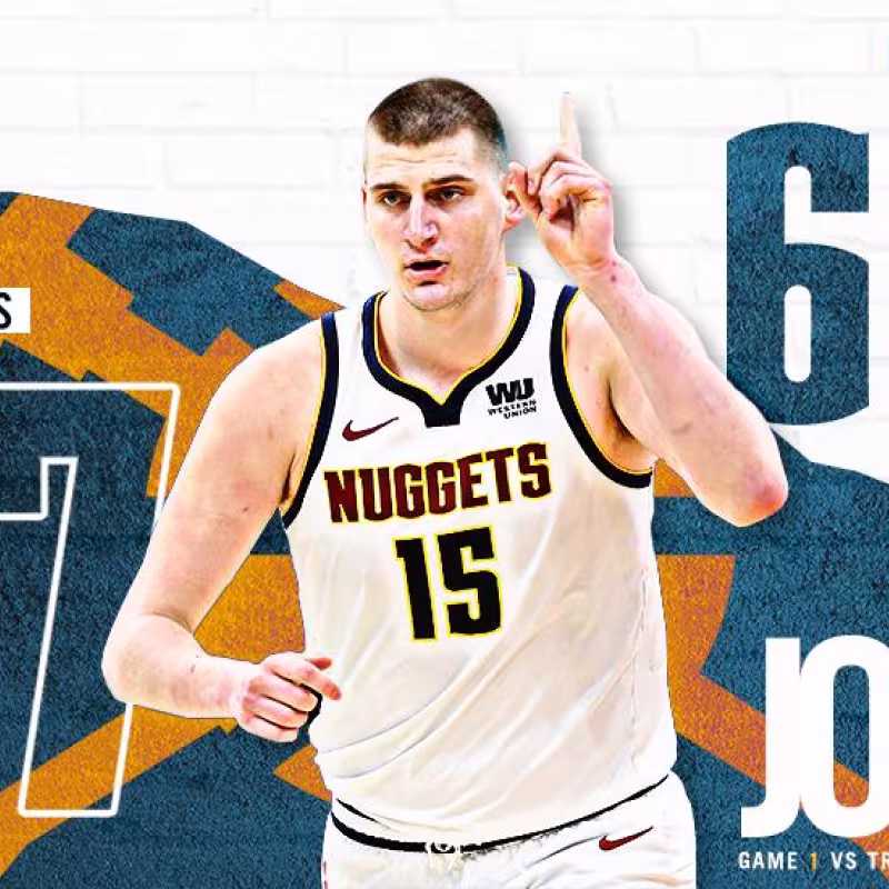 Nikola Jokic, números de MVP: 37 puntos, 9 rebotes, 6 asistencias