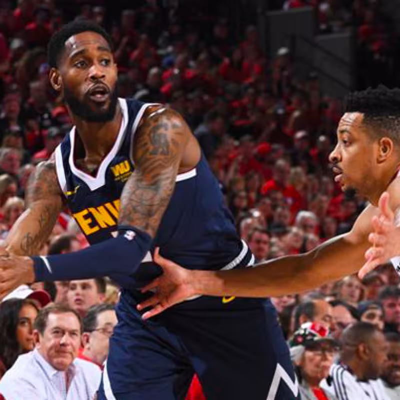 Serie muy intensa entre Blazers y Nuggets.