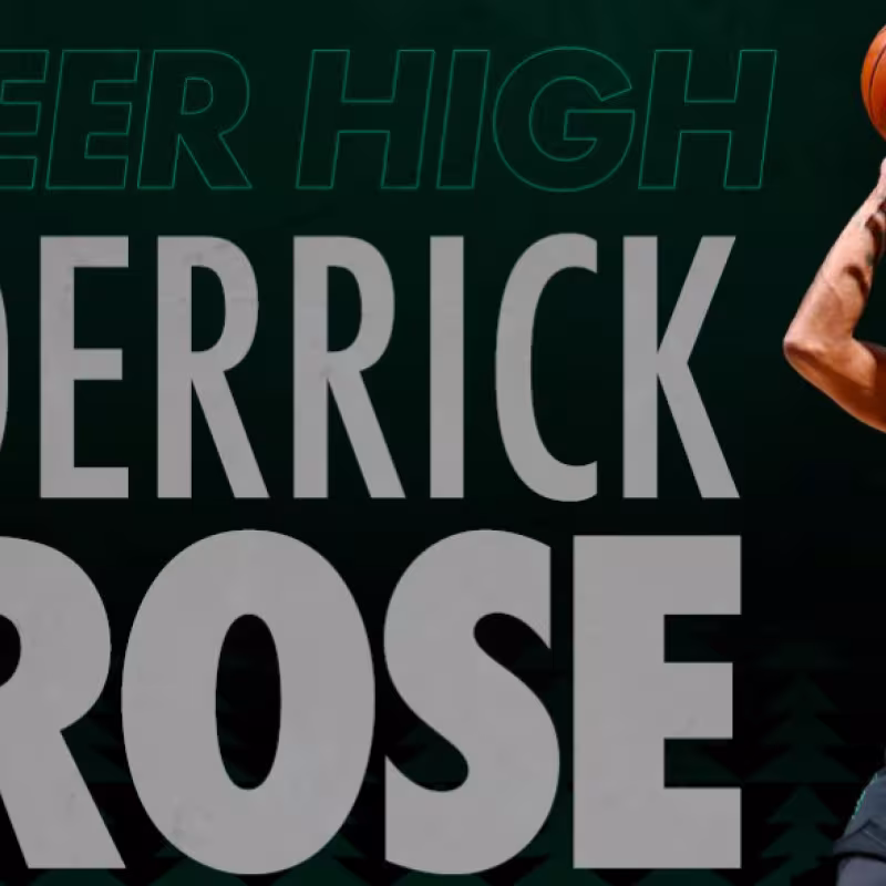 Increíble partido de Derrick Rose. Foto: @Timberwolves