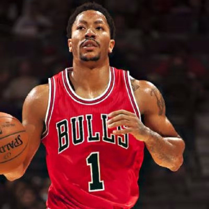 Derrick Rose en su etapa como jugador de Chicago Bulls.