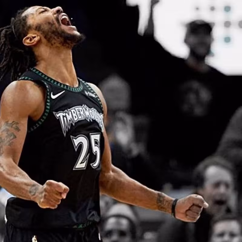 Derrick Rose, jugador de Minnesota Timberwolves.