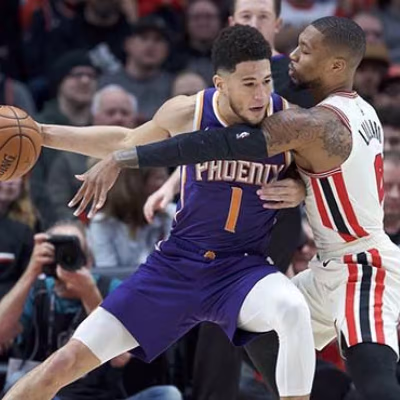 Damian Lillard y Devin Booker, los mejores del playoffs.