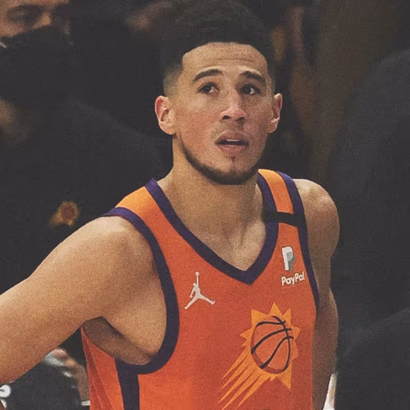Devin Booker, jugador de Phoenix Suns.