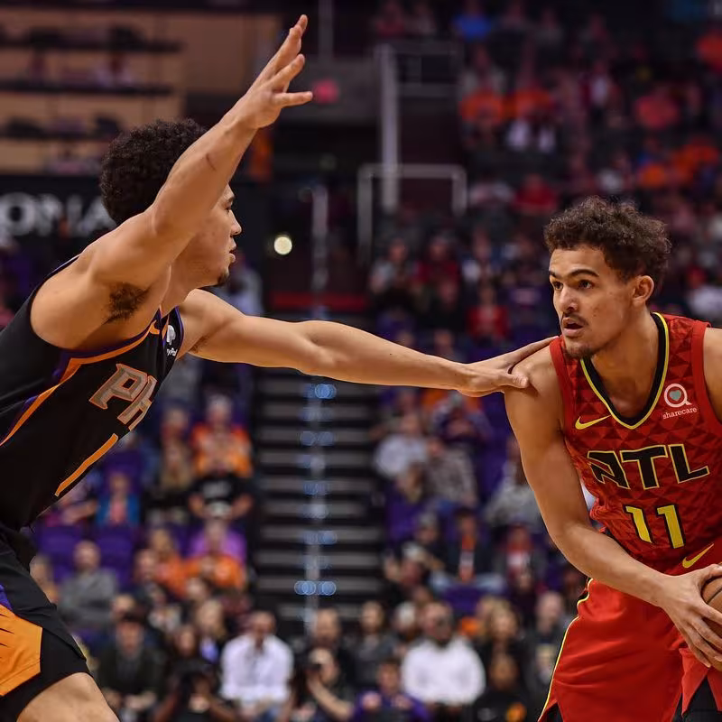 Devin Booker y Trae Young, grandes ausentes All Star NBA 2021. Foto: gettyimages