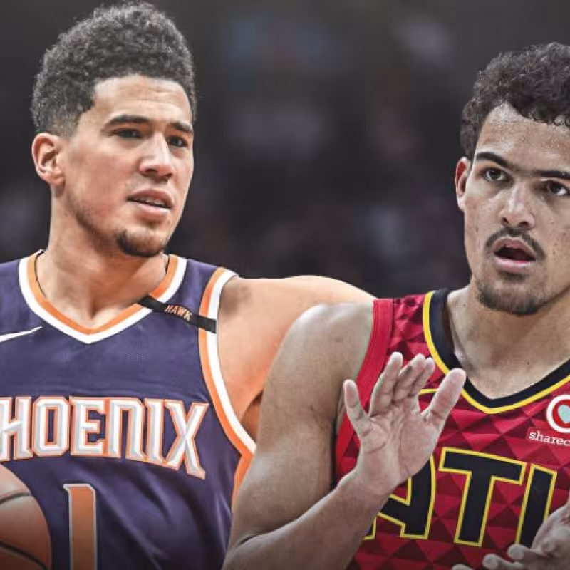Los Jugadores de la Semana en la NBA son Devin Booker y Trae Young